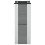 vidaXL Jardinière surélevée Gris 50 x 30 x 72 cm