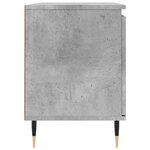 vidaXL Meuble TV gris béton 104x35x50 cm bois d'ingénierie