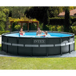 Intex Piscine à cadre Ultra XTR pompe de filtration à sable 549x132cm