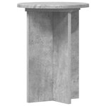 vidaXL Support de Plante 2 pièces Gris béton Ø29 5 x 40 cm