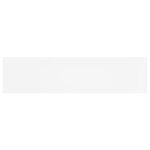 vidaXL Panneaux de bibliothèque 4 Pièces blanc bois d’ingénierie