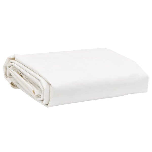 vidaXL Bâche blanc Ø 2 6 m 650 g/m²