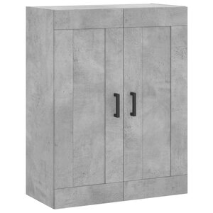 vidaXL Armoire murale gris béton 69 5x34x90 cm bois d'ingénierie