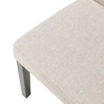 Lot de 2 chaises de salle à manger 89 x 43 x 54 cm salon design moderne cuisine beige 03_0009617