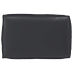 vidaXL Coussin pour dossier de palette Noir 60 x 40 x 12 cm