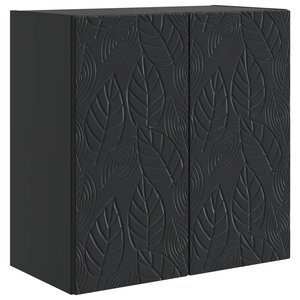 vidaXL Armoire Murale 59 x 31 x 60 cm Bois d'ingénierie Noir