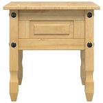 vidaXL Table d'appoint Corona 50x50x50 cm bois de pin massif