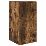 vidaXL Ensemble meuble TV 2 Pièces Chêne fumé Bois d'ingénierie