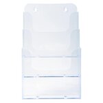 Distributeur De Prospectus 3 Compartiments A5 - Cristal - X 4 - Exacompta