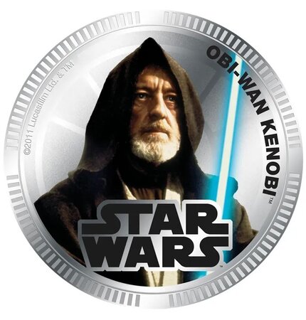 Pièce de monnaie 1 Dollar Niue Obi-Wan Kenobi 2011 BU