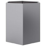 vidaXL Jardinières 2 Pièces hexagone 46x40x45 cm acier galvanisé