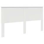 vidaXL Tête de lit Blanc brillant 180 cm Bois d'ingénierie