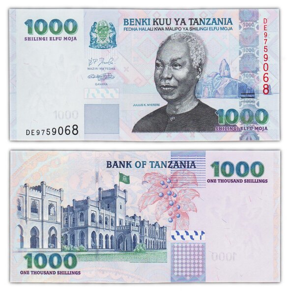 Billet de collection 1000 shilingi 2006 tanzanie - neuf - p36b - shillings