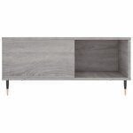 vidaXL Table basse sonoma gris 80x80x36 5 cm bois d'ingénierie