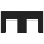 vidaXL Meuble d'entrée 2 Pièces Chêne noir 97.5 x 37 x 99 cm