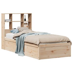 vidaXL Cadre de lit sans matelas 90x200 cm bois de pin massif