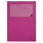 Paquet de 10 chemises à fenetre Forever - 22x31cm - Couleurs assorties EXACOMPTA