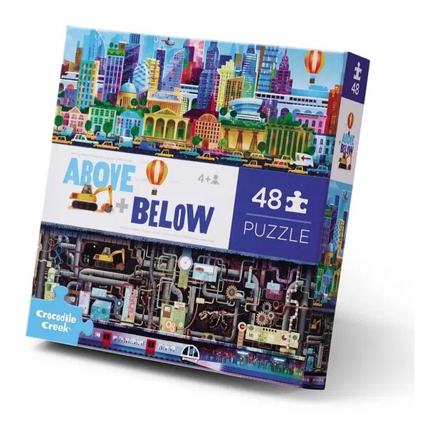 Puzzle Dessous et dessous - 48 pieces - La ville