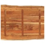 vidaXL Dessus de table 100x80x3 8 cm rectangulaire bois massif acacia