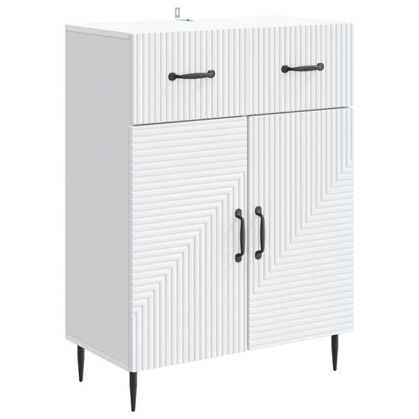 vidaXL Buffet Blanc 66 x 34 5 x 89 5 cm Bois d'ingénierie