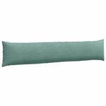 vidaXL Coussins de canapé 2 Pièces Vert Mer 200 x 40 cm
