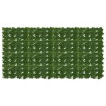 vidaXL Écran de balcon avec feuilles Vert 200 x 100 cm