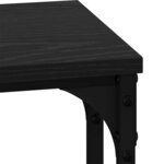 vidaXL Table basse gigogne 3 Pièces Chêne noir 50.5 x 35 x 53 cm