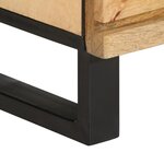 vidaXL Buffet 60x34x75 cm bois de manguier massif brut