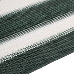 vidaXL Filet brise-vue vert et blanc 1 2x25 m PEHD 75 g/m²
