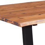vidaXL Table à manger 170x90x75 cm Bois d'acacia massif