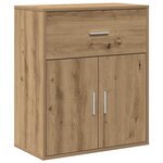 vidaXL Buffet Chêne artisanal 60 x 31 x 70 cm Bois d'ingénierie