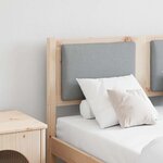 vidaXL Tête de lit Autre Marron 120 cm Bois massif en pin