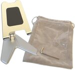 Ovegna P10 : Support téléphonique Portable en Aluminium Alliage, Léger, Pliable, Antidérapant, pour tablettes, Smartphones de 4 à 12.9 Pouces