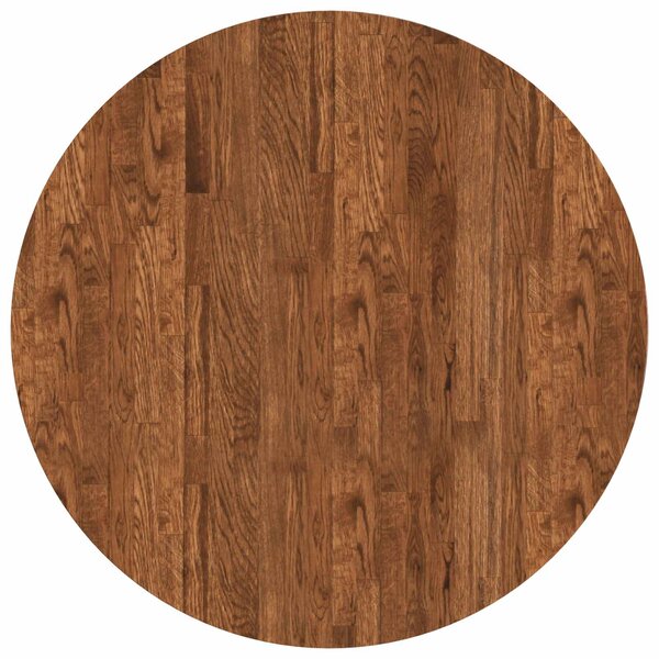vidaXL Plateau de table Ø 80 x 2 5 cm Rond Bois de chêne massif