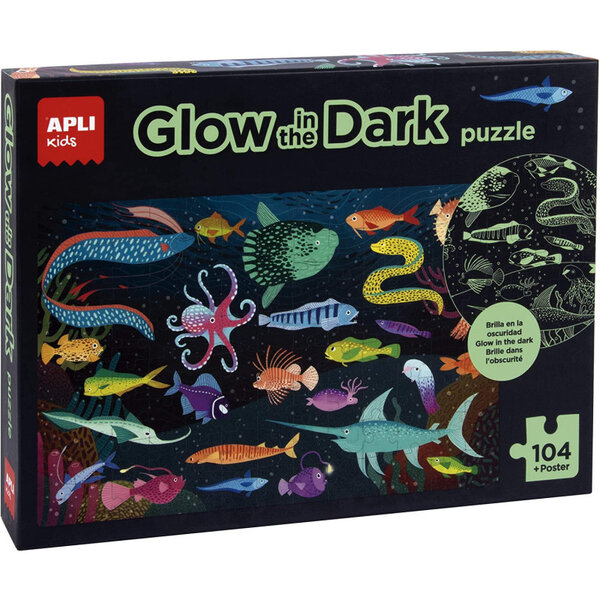 Puzzle - Enfant - 104 pièces - L'océan - Apli Kids