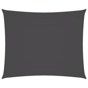 vidaXL Voile de parasol tissu oxford rectangulaire 2x3 m anthracite