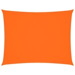 vidaXL Voile de parasol tissu oxford rectangulaire 3 5x5 m orange
