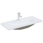 vidaXL Set de meubles de salle de bain Montage mural 4 Pièces Chêne noir