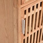 vidaXL Ensemble de meubles de salle de bain 4 Pièces Bois massif de noyer