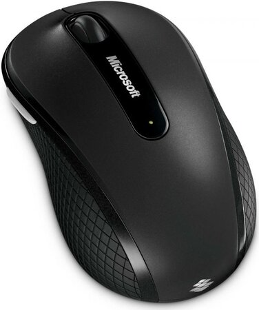 Souris sans fil microsoft wireless mobile mouse 4000 optical (noir)