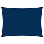Vidaxl voile de parasol tissu oxford rectangulaire 5x7 m bleu