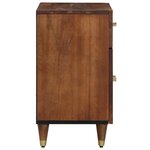 vidaXL Cabinet de chevet avec tiroir marron miel 50 x 33 x 60 cm