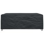 vidaXL Housse pour mobilier d'extérieur Noir 300 x 250 x 70 cm 600D