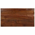 vidaXL Dessus de table 120x70x2 5cm rectangulaire bois massif récupéré
