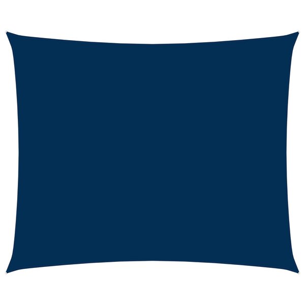 vidaXL Voile de parasol Tissu Oxford rectangulaire 3x4 5 m Bleu