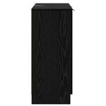 vidaXL Buffet avec tiroir Chêne noir 60 x 30 x 70 cm Bois d'ingénierie