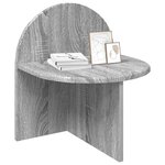 vidaXL Table de chevet Gris Sonoma 40 x 35 5 x 45 5 cm
