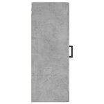 vidaXL Armoire murale gris béton 34 5x34x90 cm