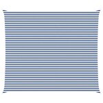 vidaXL Voile d'ombre Bleu et Blanc 7 x 6 m 100   polyester Oxford