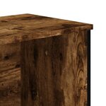 vidaXL Bibliothèque chêne fumé 50x31x74 5 cm bois d'ingénierie